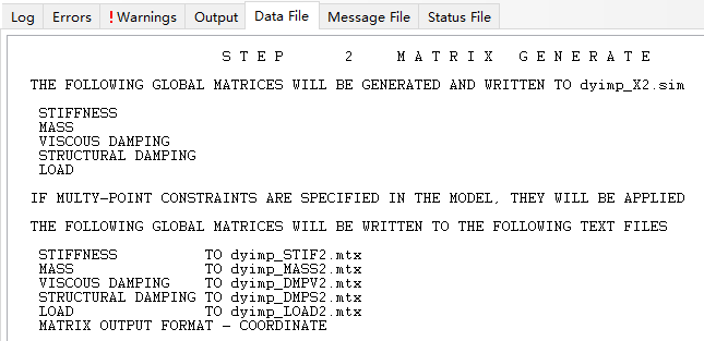 extract matrix example1